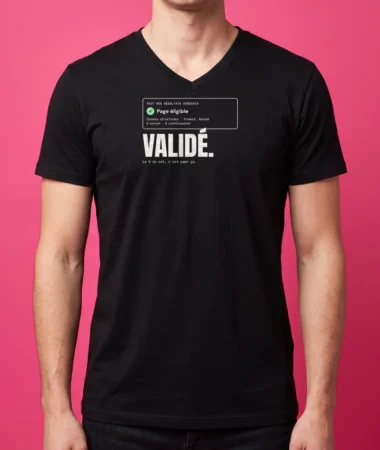 Validé, comme le col – Textile adulte