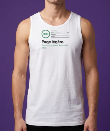 Page légère – Textile adulte