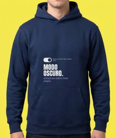 Modo oscuro activado – Textil adulto
