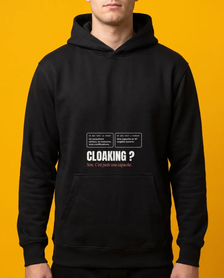 Cloaking ? Non, une capuche – Textile adulte