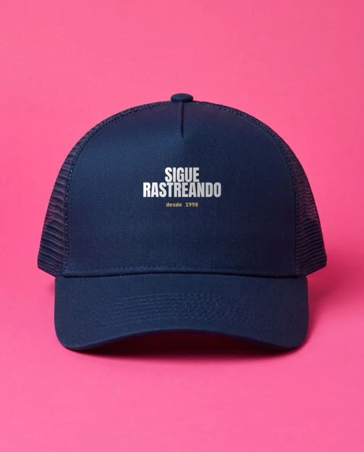 Sigue rastreando – Gorras, gorros, riñoneras y delantales