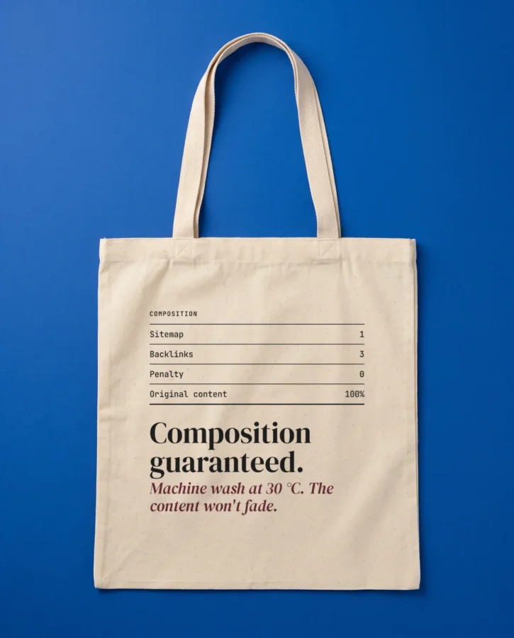 Composition guaranteed – Bags