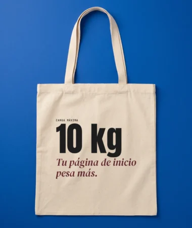 Carga máxima 10 kg – Bolsas