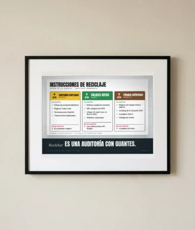Reciclaje de la cocina – Pósters