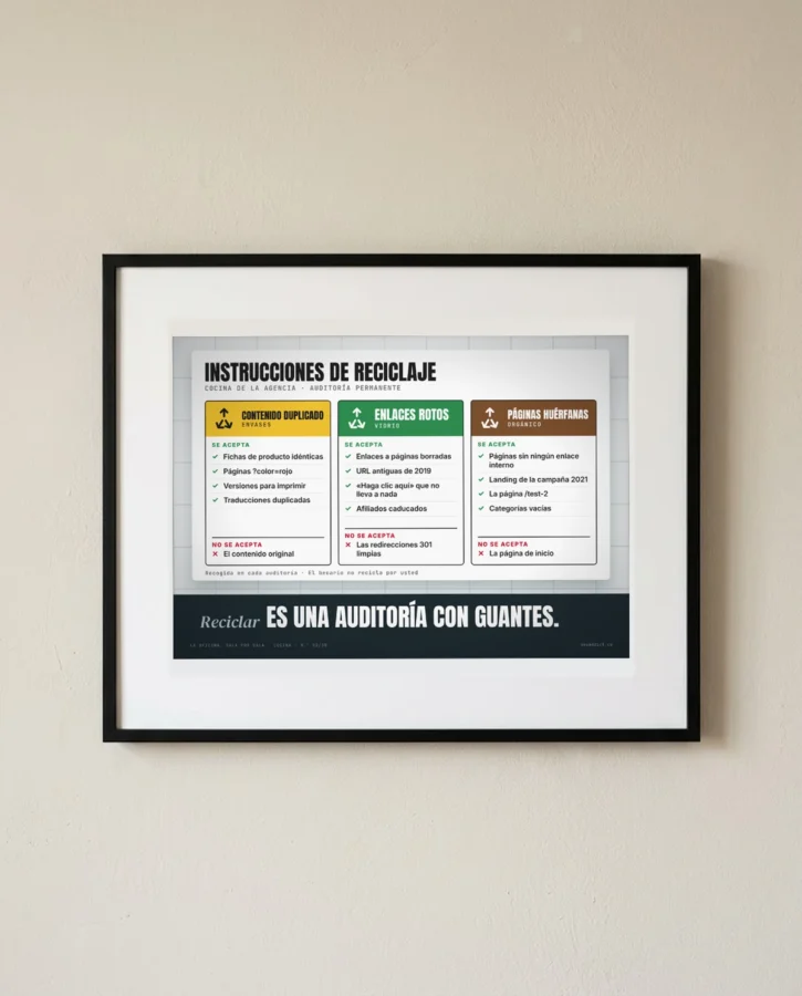 Reciclaje de la cocina – Pósters