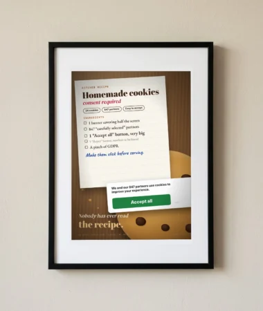 Homemade cookies, consent required – Posters