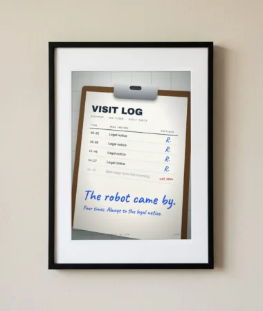 Robot visit log – Posters