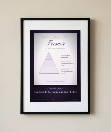 Ambientador contenido fresco – Pósters