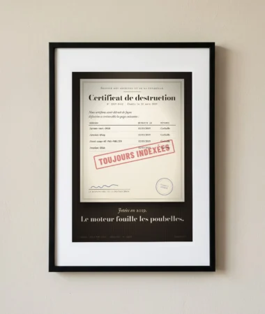 Jetées en 2019, toujours indexées – Posters