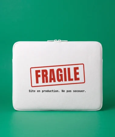 Fragile, site en production – Sacs