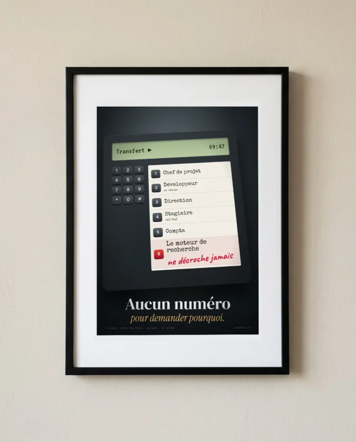 Touche 9 : le moteur, ne décroche jamais – Posters