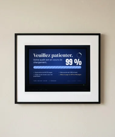 Veuillez patienter, votre audit est en cours de chargement – Posters