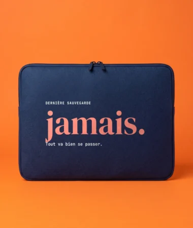 Dernière sauvegarde : jamais – Sacs