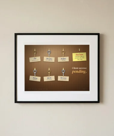 Key board, client access pending – Posters
