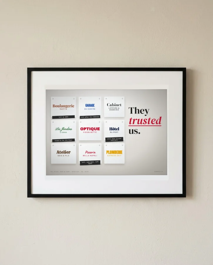 They trusted us – Posters