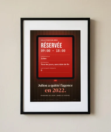 Salle réservée par Julien – Posters