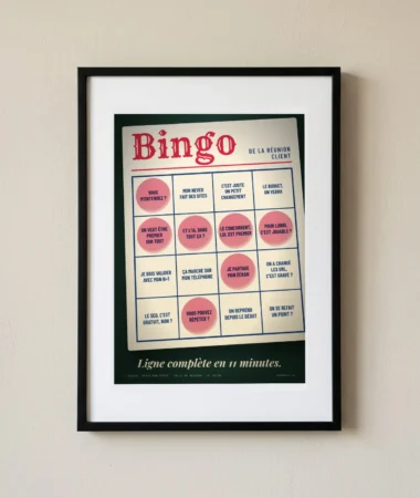 Bingo de la réunion client – Posters