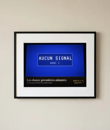 Aucun signal, HDMI 1 – Posters