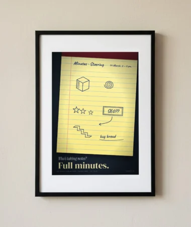 Full minutes of the steering committee – Posters