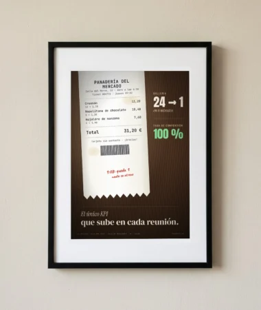 El único KPI que sube en cada reunión – Pósters