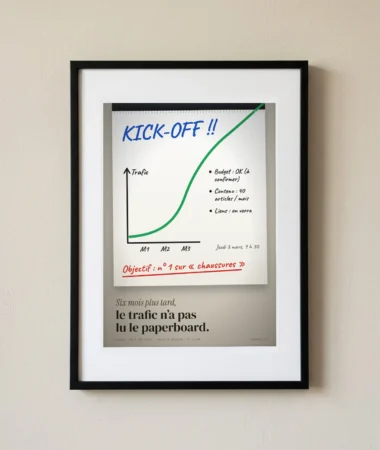 Le paperboard du kick-off – Posters