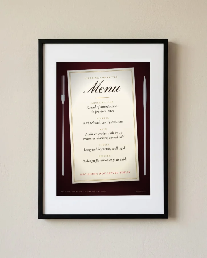 Steering committee menu – Posters
