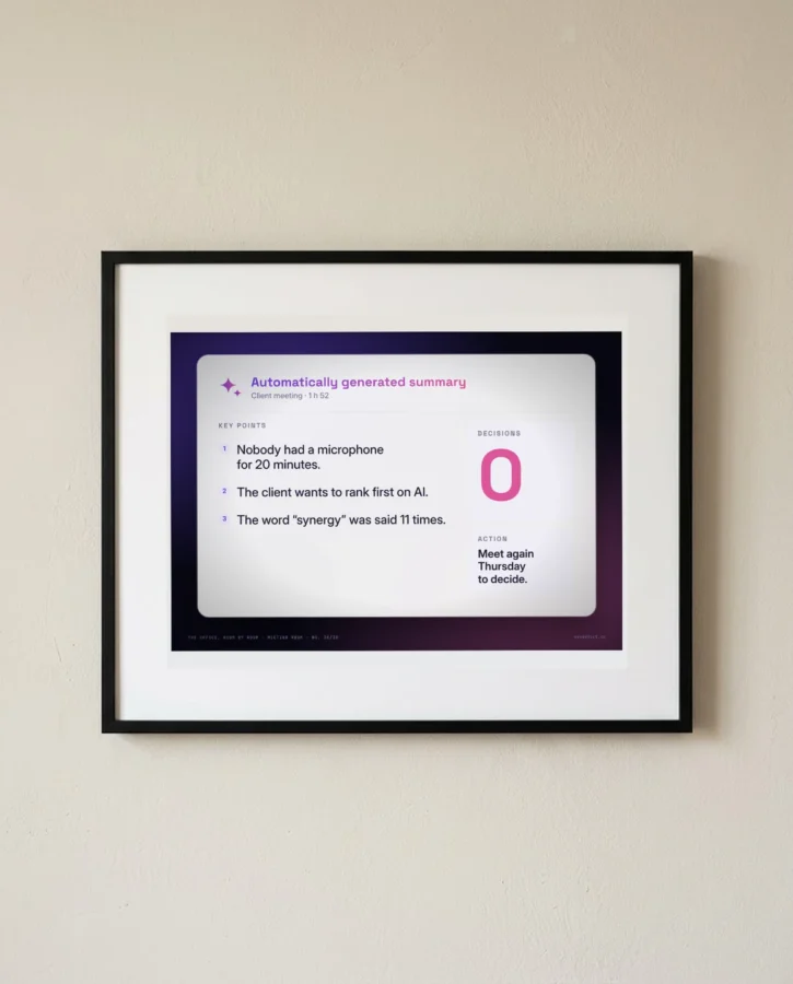 Meeting summary by the AI assistant – Posters