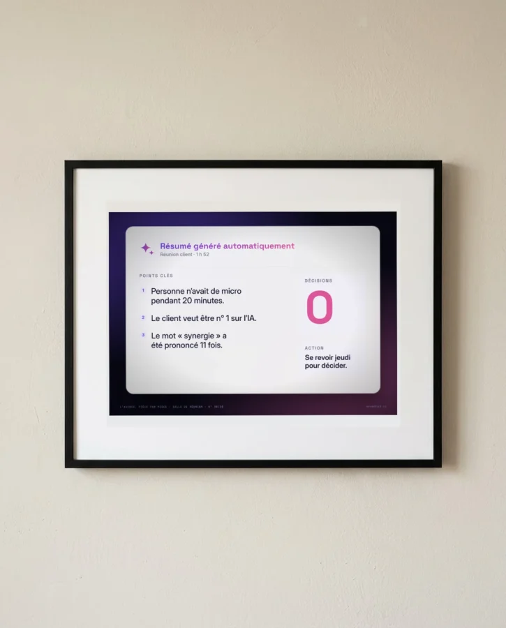 Résumé de la réunion par l’assistant IA – Posters