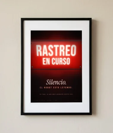Silencio, rastreo en curso – Pósters