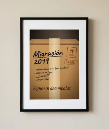 La caja de la última migración – Pósters
