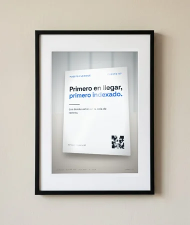 Mesa flexible, primero en llegar, primero indexado – Pósters