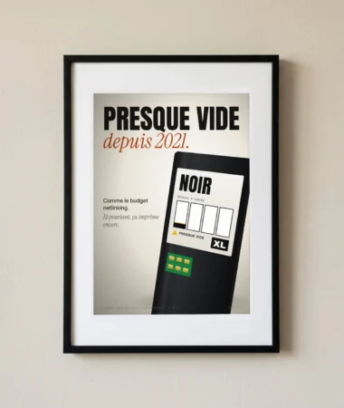 Encre presque vide depuis 2021 – Posters