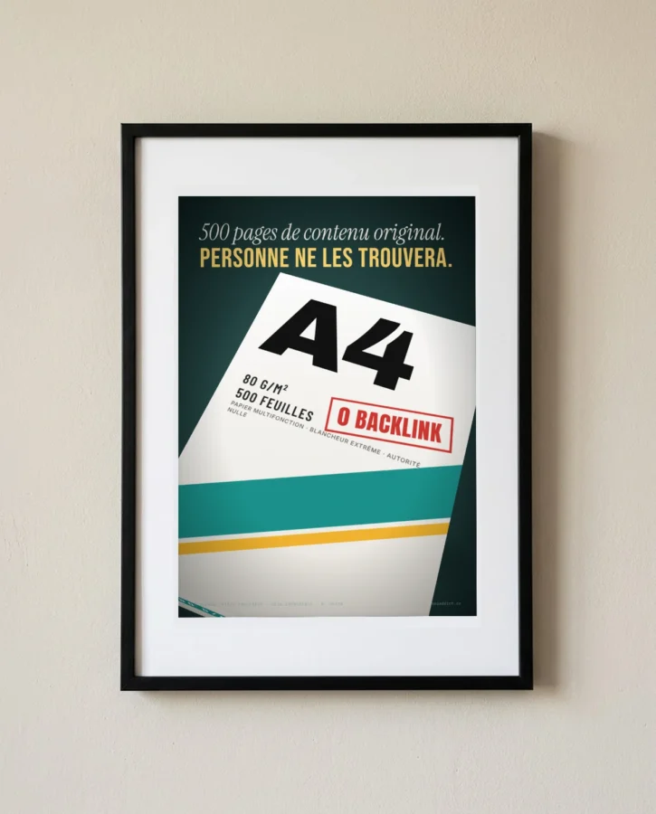 Ramette A4, 80 g, 0 backlink – Posters