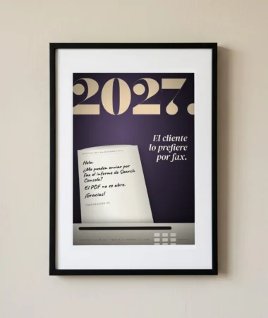 El informe SEO por fax – Pósters