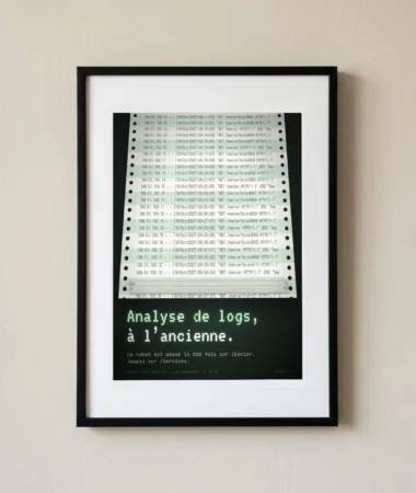 Analyse de logs, à l’ancienne – Posters