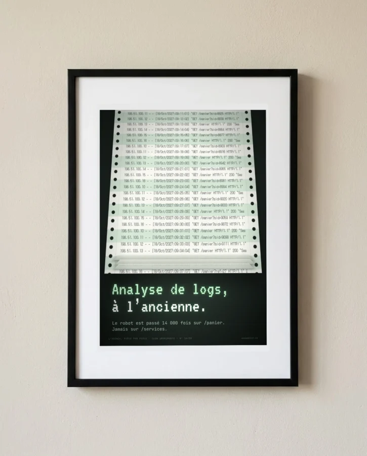 Analyse de logs, à l’ancienne – Posters