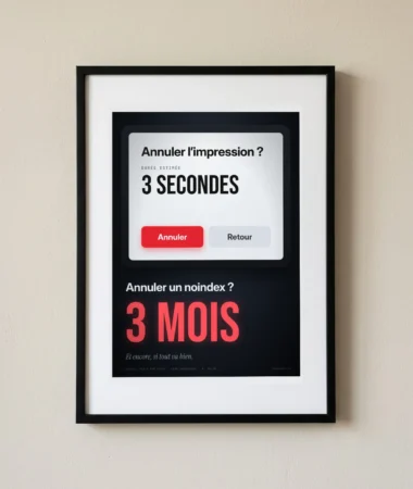 Annuler l’impression, annuler le noindex – Posters