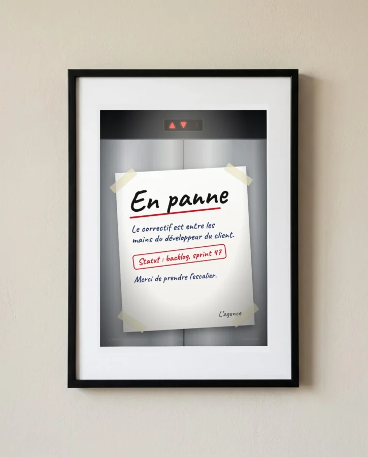 En panne, sprint 47 – Posters