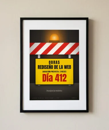 Rediseño en curso, día 412 – Pósters