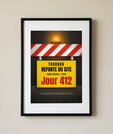 Refonte en cours, jour 412 – Posters