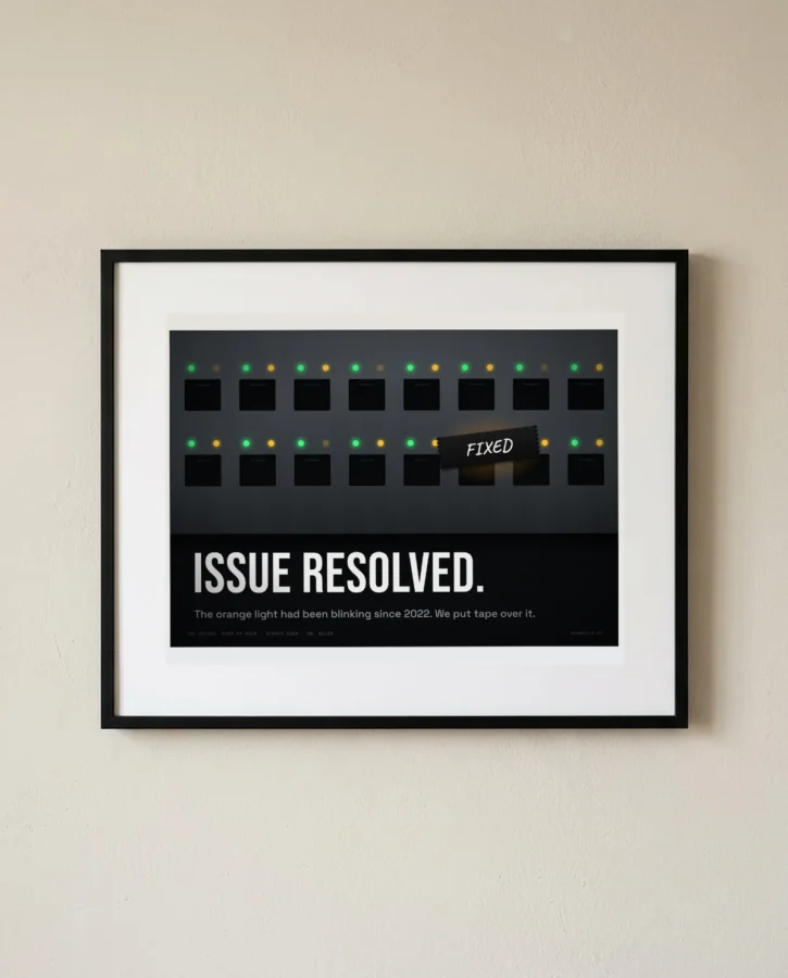 Issue resolved – Posters