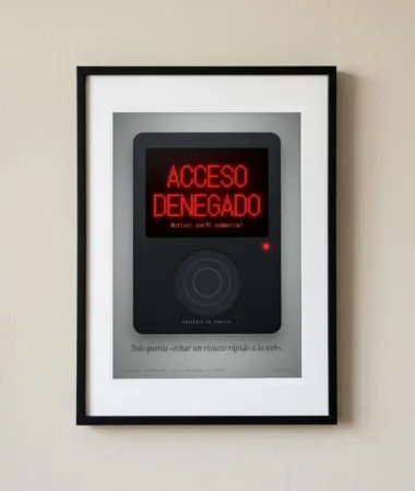 Acceso denegado, perfil comercial – Pósters