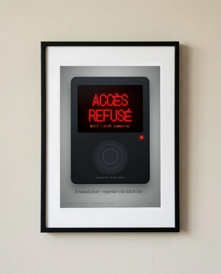 Accès refusé, profil commercial – Posters