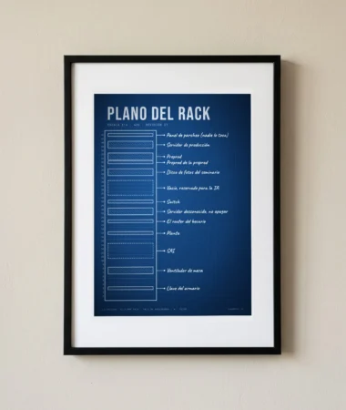 Plano del rack, 42U – Pósters
