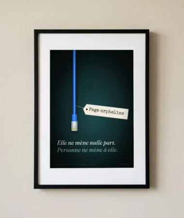Page orpheline – Posters