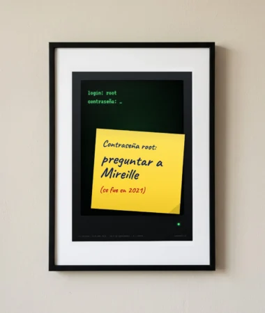 Contraseña: preguntar a Mireille – Pósters