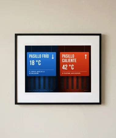 Pasillo frío, pasillo caliente – Pósters