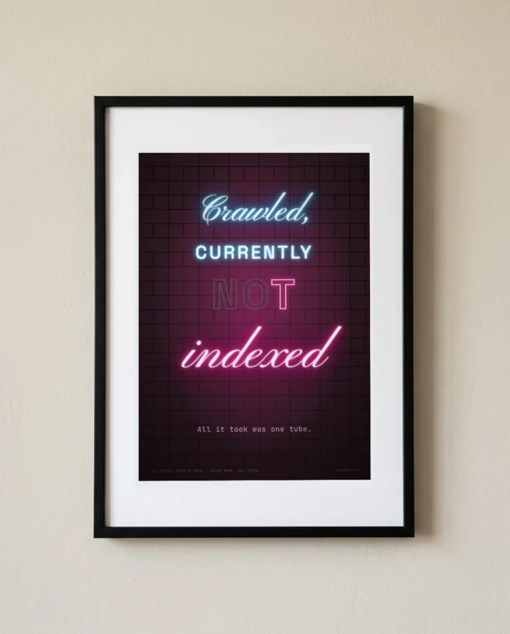 Crawled, currently indexed – Posters
