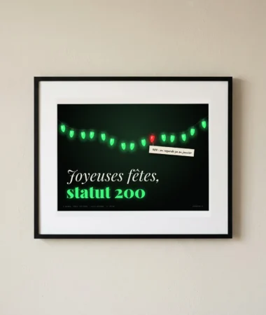 Joyeuses fêtes, statut 200 – Posters