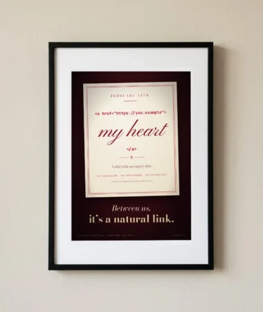 Ours is a natural link – Posters
